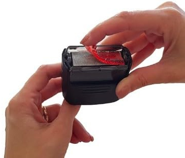Gomma per timbri autoinchiostranti-ricambio personalizzabile e universale per timbri C40 senza dover sostituire l'intero timbro. (22x58)