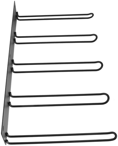 EPIGEIST Stativo da Parete in Metallo Nero Organizer Sospeso per Stivali Lunghi e Pesanti Scarpiera Versatile per Armadio Supporto Robusto