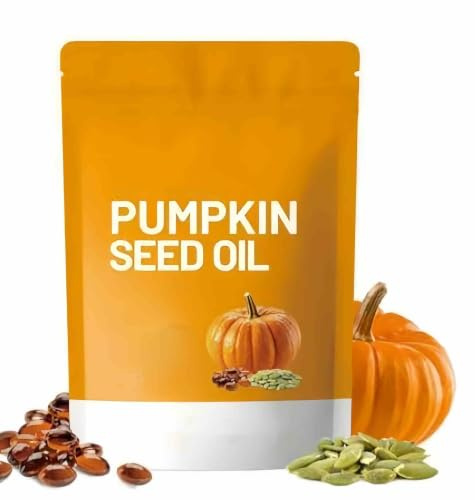 Huile de graines citrouille capsules Palmetto - Renforce l'immunité | Favorise la santé des cheveux, des voies urinaires, de la vessie et de la prostate