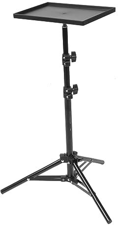 SAFIGLE Projector Tripod Stand Adjustable Studio Tripod Tall Projector Stand Dj Equipment Shelfs Amp Bed Step Laptop Height Adjustable Podium Desk Abs Equipment Rack