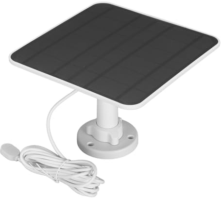 Solpanelsladdare 12W 6V IP65 vattent?t, med 9,8ft laddkabel magnetisk laddning f?r Pro 3 Pro 4 Ultra 2 Go 2, s?kerhetskamerasystem