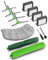 iRobacc 16 accessori per robot aspirapolvere iRobot Roomba Combo j7/j7+(j7 Plus)/j9/j9+(j9 Plus), 2 spazzole rotelle, 4 spazzole laterali, 4 filtri HEPA, 4 panni per la pulizia, 1 spazzola, 1