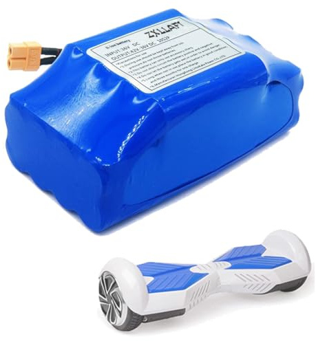 ZXLLAFT Batería de Litio 36 V 4,4 Ah y 5,2 Ah Batería de Repuesto 10S2P Baterías para Hoverboard 36 V Baterías Patinete eléctrico con Puerto XT60 para Motores 100 W a 188 W