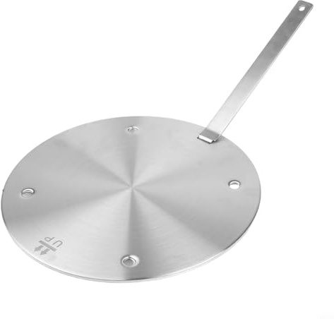 Simmer Adapter Plate For Induction Stove With Handle For Moka Pot And Teapot Stainless Steel Heat Distribution(240mm)