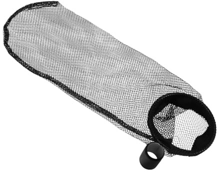Gogogmee Justeringbar Pickleball Mesh Bag för Bollar och Små Verktyg Lätt Fristående Nätpåse för Förvaring av Golf Pingis och Bordtennis Praktisk och Installation Svart