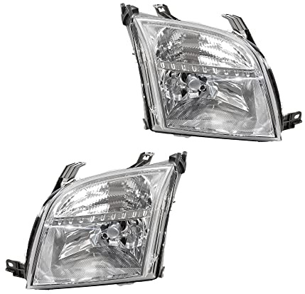 BESTPRICE 2x phares avant Phare principal droite + gauche Compatible avec FORD FUSION (JU_)