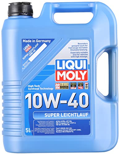 LIQUI MOLY Super Leichtlauf 10W-40 | 5 L | Tecnología de síntesis Aceite de motor | 9505