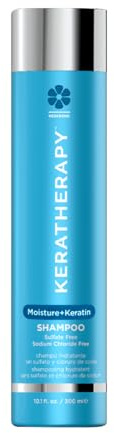 Keratherapy Keratin Infused Moisture Shampoo, 10.1 fl. oz., 300 ml - Anti Frizz Moisture Shampoo for Oily Scalp and Dry Ends - Kerabond Technology, Aloe Vera, & Willow Bark