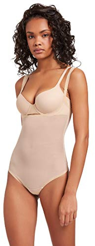 Wolford Damen Tulle Forming String Body, Frauen Träger-Body,Underbust-Form,in Kombination mit BH zu tragen,nahtlos,4545 Nude,40