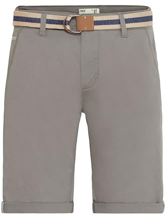 !Solid Monty herr chino shorts Bermuda korta byxor med bälte av stretchmaterial normal passform