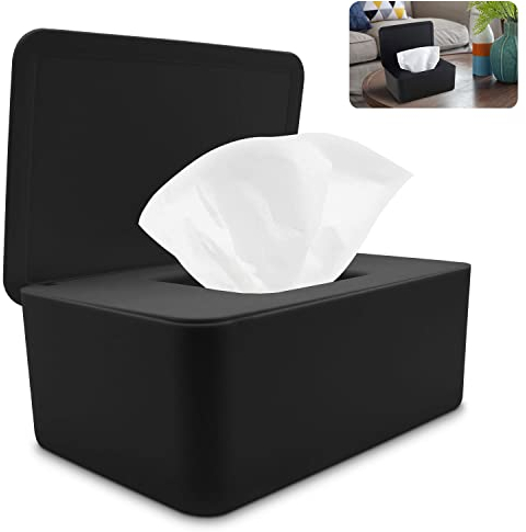 Aohcae Dispensador Toallitas Bebe, Caja Toallitas Humedas Caja Toallitas Bebe Portatoallitas Niño Baby Wipes Dispenser se Puede Usar para Almacenar Toallitas Húmedas Toallas de Papel Máscaras Juguetes