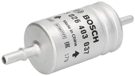 Bosch Filtro benzina F3037 - Separa le particelle dal carburante, protegge il sistema di iniezione