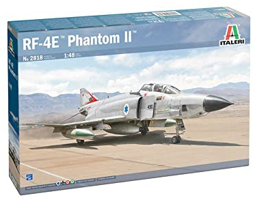 ITALERI 2818 1:48 RF-4E Phantom II - Modellbau, Bausatz, Standmodellbau, Basteln, Hobby, Kleben, Plastikbausatz, detailgetreu, Unlackiert