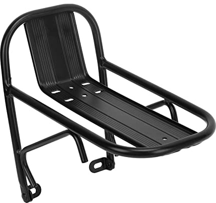 Porte-Bagages Avant Vélo Portatif pour Transport Pratique et Accessoire Vélo Tout Terrain en Alliage d'Aluminium (Porte-Bagages Avant pour Vélo)