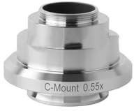 Microscopio Adattatore for fotocamera 0,35X 0,55X 1X C-mount Adattatore for accoppiatore for fotocamera CCD Adattatore for interfaccia for obiettivo relè for microscopio trinoculare adatto for serie D