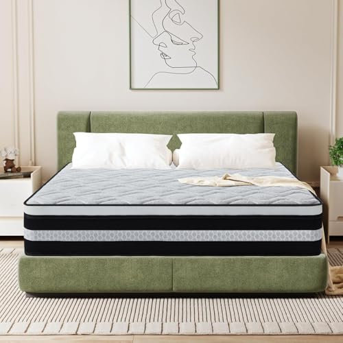 Matratze 160x200, Höhe 26 cm, Taschenfederkernmatratze Hybrid-Memory-Schaum + Blauer Latex, Perfekte Unterstützung, Mittlere Steifigkeit H3, 3D Mesh Gewebe, Kühlsystem, Geeignet für Alle Jahreszeiten