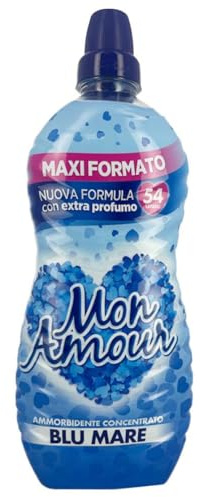 MON AMOUR AMM. concentrato BLU MARE MAXI FORMATO 54LAV. 3PZ X 1350ml (3 Bottiglie)