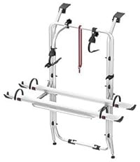 Fiamma Porte-vélos pour Opel Vivaro/Renault Trafic - en Aluminium - Gris - 2 vélos Extensibles - Charge maximale de 60 kg - Convient pour vélo électrique
