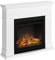TAGU Larsen Chimenea eléctrica con calefacción, 1500W, Programación de 7 días, Termostato Digital, Control Remoto (Blanco Puro)