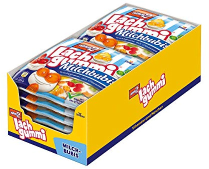 nimm2 Lachgummi Milchbubis (15 x 225g) / Fruchtgummi mit Fruchtsaft und Vitaminen