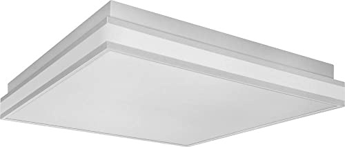 LEDVANCE ORBIS MAGNET SMART+ Wi-Fi 45x45cm, dimmbare LED Deckenleuchte für den Innenbereich, 42W, Farbtemperatur 3000-6500K, 4200 Lumen, Design-Lampe mit innovativem Magnetrahmen, grau