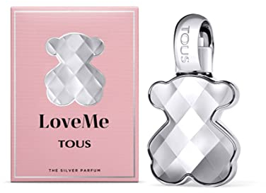 Tous LoveMe The Silver, Eau de Parfum para Mujer, Fragancia Floral Afrutada, 30ml con Vaporizador, 1 unidad