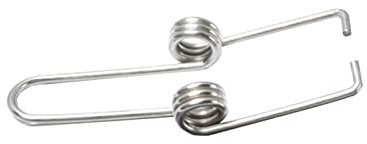 Spannfedern, 2 Stück Drahtdurchmesser 1–3 mm Federstahl, doppelte Torsionsfeder for große Mülltonnen (Farbe: Typ F, Größe: Einheitsgröße) (Color : Type D, Size : One Size)