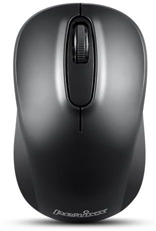Perixx PERIMICE-722B Souris sans Fil - Clic Silencieux - Format Compact Portable - Noir - pour droitier