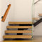90cm/ 3FT Wooden Handrails for Indoor Steps, Wall-Mounted Staircase Hand Railing Modern Banister Handrail Load Capacity 400lbs, Anti-Slip Grab Rails Safety Support for Home, Corridor, Lofts Decking