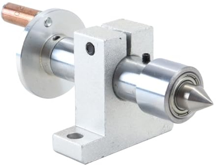 Ludom Riding Stock, R Set, Tailstock for Lathes, Wooden Lathes, Mini Lathe Chuck, Tailstock with Driven Centre, Wooden Head with Double Lathe