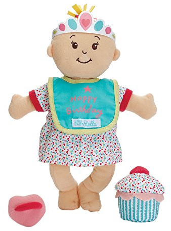 Manhattan Toy Wee Baby Stella Sweet Scents - Juego de muñeca Suave y cumpleaños