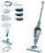 BLACK+DECKER, Scopa a Vapore Lavapavimenti Steam Mop 13 Accessori, Guanto che Emette Vapore, Testa Pivotante per Tutte le Superfici, Tecnologia Autoselect regolazione vapore, 380ml 1600W. BHSM168DSM-QS