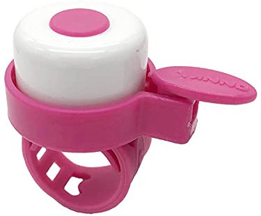 1 x Fahrradhupe mit Sound für Kinder, geeignet für jedes Mountainbike, Kinderfahrrad, Patrol-Fahrrad, Sport, Pink