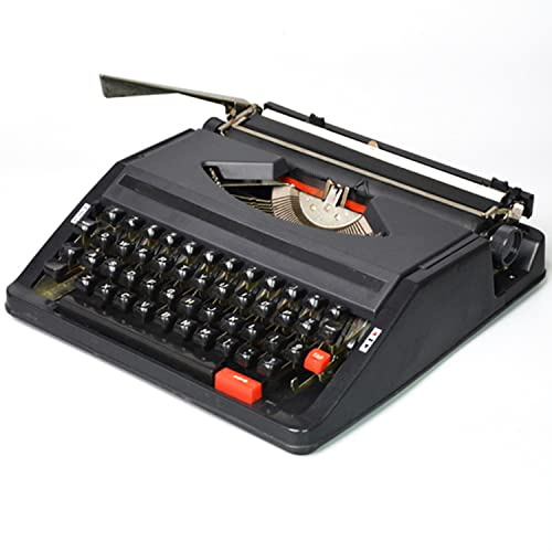 Manual Typewriter Portable - Vintage Typewriter for Remote Writing Locations - Sleek & Durable Classic Word Processor - Ideal Typewriter for Writers