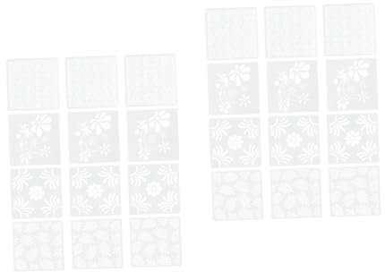 SEWACC 24stücke Malvorlagen Vielfältige Hohl-schablonen Für Kreative Mandala-zeichnungen -spielzeug Für Bastelprojekte Und Kunstaktivitäten