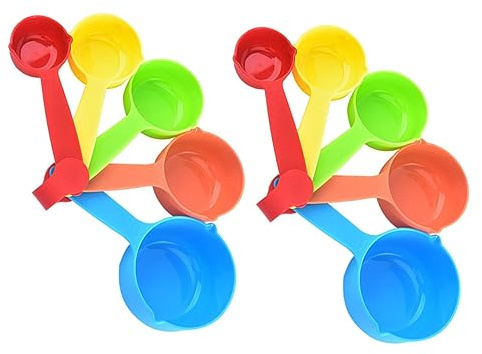 LABRIMP Cucharas Medidoras De Gramos Set De 10 Unidades Accesorios De Cocina Multiusos