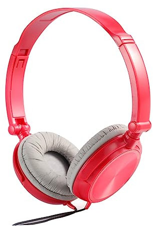 Veemoon Auriculares para Juegos con Micrófono Auriculares Supraurales para Teléfonos Inteligentes Tabletas Portátiles con Control De Volumen Color Aleatorio