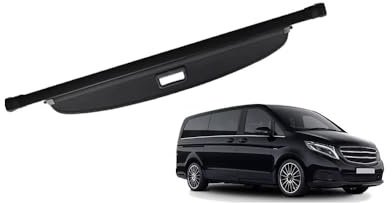 USSAY Auto Ausziehbar Laderaumabdeckung Kofferraum für Mercedes-Benz V Class Viano Valente Vito W639 2004~2014 Frachtabdeckungen Schutz Der Privatsphäre Abdeckung Hutablage Cargo Cover