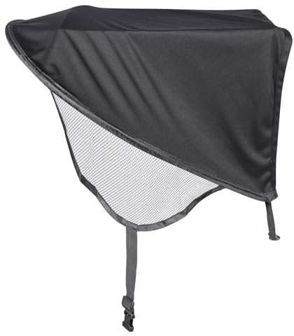 FOYTOKI Toldo para Cochecito de Ñiño de Licra Negra Diseño y Amplia Cobertura para Protección Solar al Aire Libre
