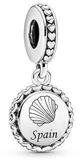 Charm colgante en plata de ley Concha España 792018 PANDORA E027 TALLA ÚNICA MUJER