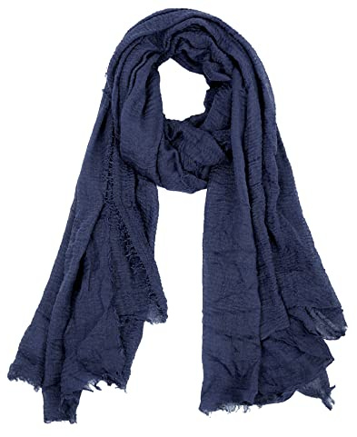 Van Der Rich ® - Schal mit fein gekreppter Oberfläche für Damen und Herren