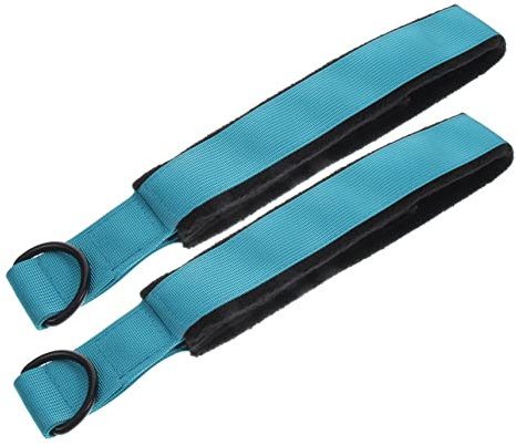 VANZACK Pilates Gurte Doppelring Stretchbänder Polyester Fitnessbänder Mit Rutschfester Oberfläche Kompatibel Mit Pilatesgeräten Für Flexibilität Krafttraining Yoga