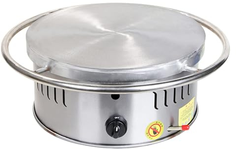 YOtat Crêpière Commerciale De 16 Pouces, Machine À Crêpes Antiadhésive Au Gaz Gpl pour Crêpes Tortilla, Œufs, Bacon, Cuisine, Restaurant