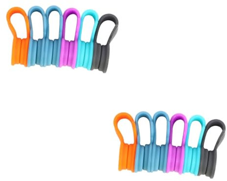 OSALADI 12pcs Magnet Cable Organizer Cable Winder Tool Organizer for Headphones Earphone Holder Storage Holder Phone Winder Random Color