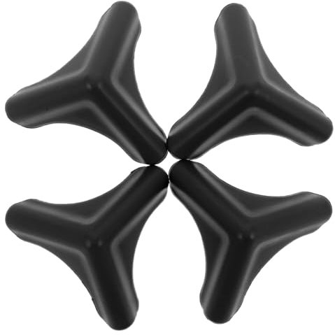 Eckenschutz für Möbel aus Silikon, Schwarz, 4stücke für Haushalt | Corner Protector, Schützt vor Stößen und Kollisionen, Einfache Installation, Küche und Tischkanten