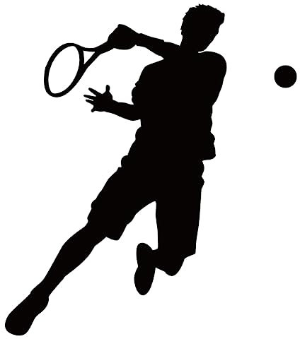 TOPBATHY Pegatinas De Pared Deportivas Para Dormitorio Calcomanía De Pared De De Tenis De Tenis Decoración De Sala De