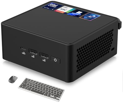 ASUS NUC 14 Pro Mini Computers, Intel Ultra 5 125H (14C/18T, Up to 4.5GHz), Small Desktop PC 64GB DDR5 RAM, 2TB PCIe SSD, Win 11 Pro, Intel Arc GPU, Thunderbolt 4, WiFi 6E, BT 5.3, 8K/Quad 4K HDR