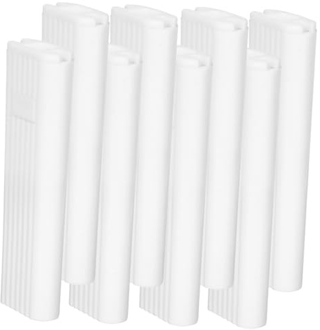 8pcs Vertical Blind Wand Tips for Window Blind Pom Groove Handle Parts | Lightweight Pom Construction, Smooth Daily Maintenance, Easy to Store, Suitable for Plastic Blinds