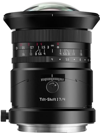 TTARTISAN Tilt-Shift 17mm F4 ASPH. Obiettivo per fotocamera Full Frame Ultra Wide Angle Messa a fuoco manuale (per Fuji GFX)