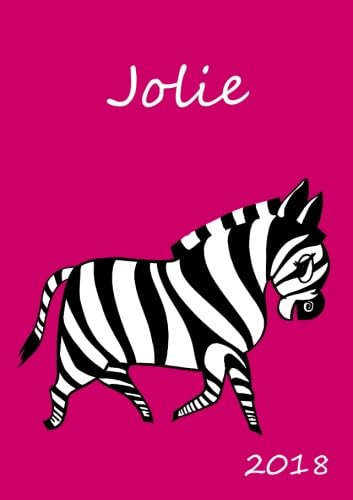2018: personalisierter Kalender 2018 - Jolie - DIN A5 - eine Woche pro Doppelseite